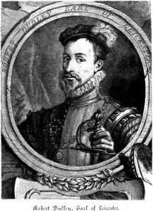 robert dudley, earl of leicester engraving, via luminarium.org