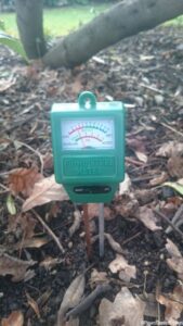 soil pH meter, pH7 reading neutral soil