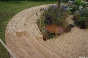 All the Worlds a Stage garden, steps, show garden, shakespeare, RHS Hampton Court Flower Show 2016