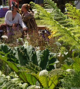 All the Worlds a Stage garden, Titania, Bottom, actors, show garden, shakespeare, RHS Hampton Court Flower Show 2016