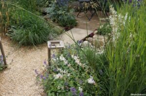 drought garden, lanterns, summer gardens, show garden, RHS Hampton Court Flower Show 2016