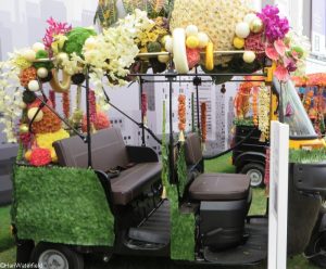 tuk-tuks, floral displays, great pavilion, RHS Chelsea Flower Show 2017
