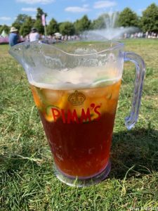 jug of pimms, long water, RHS Hampton Court Garden Festival 2019