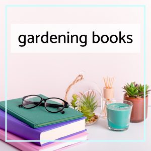 gardening books landing page, houseplants, spectacles