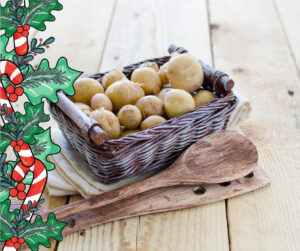 new potatoes, christmas dinner