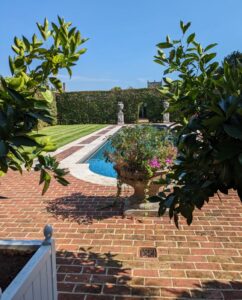 woolbeding orangery and swimming pool garden, garden rooms, garden visit, woolbeding, west sussex